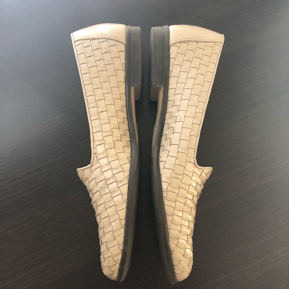 Trotters cream weave loafers - Picture 2 of 8